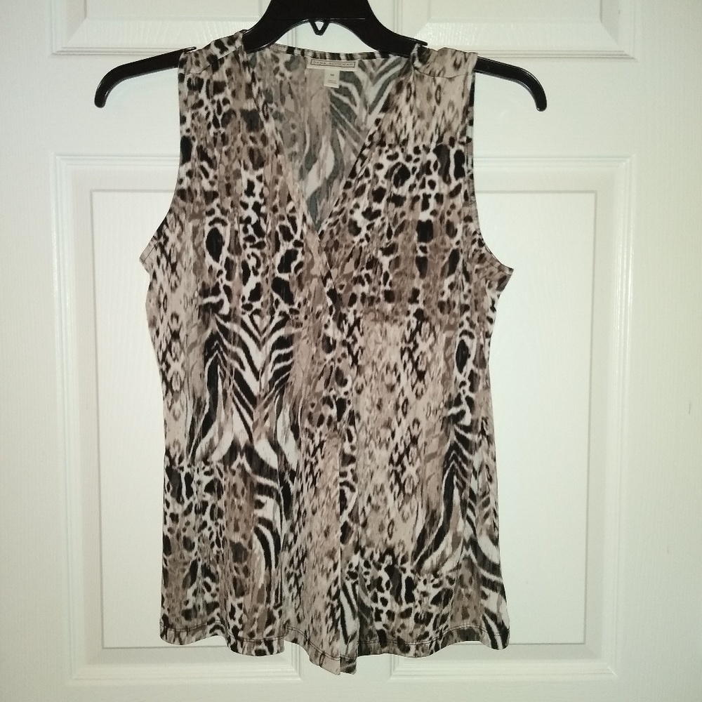 Dana Buchman Sleeveless Blouse Size M